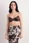 Wacoal Padded Regular Wired 3/4Th Coverage T-Shirt Bra - Dark Brown — thumbnail 1